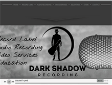 Tablet Screenshot of darkshadowrecording.com